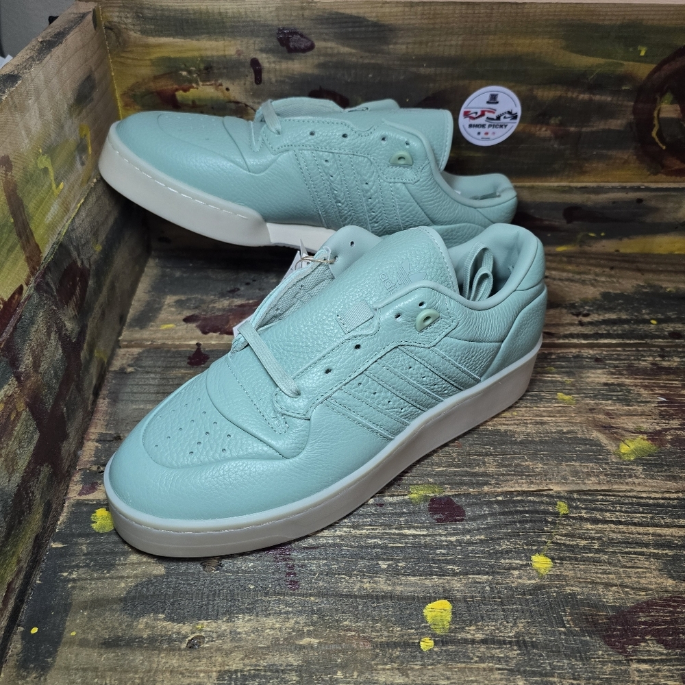 adidas Originals Rivalry Lux Low IF7185 Hazy Green White Men’s Size‎ 10.5 New